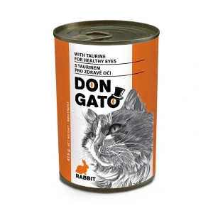 DON GATO konzerva pro kočky - králík 415g